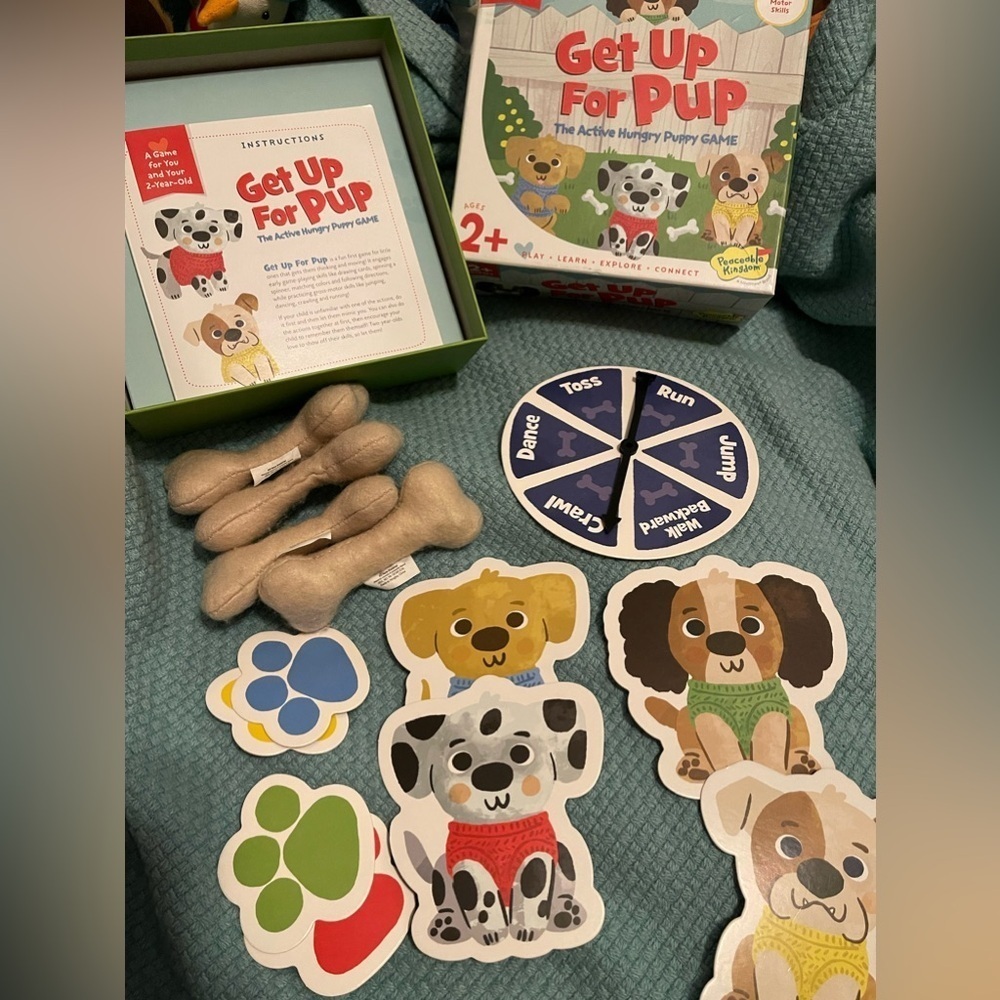 Get Up For Pup Cooperative Learning Game Peaceable Kingdom - 100% Complete